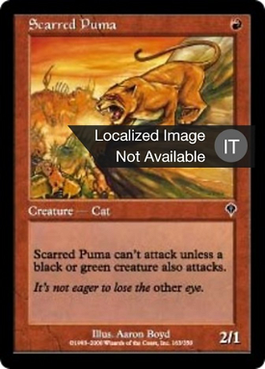 Puma Sfregiato / Scarred Puma | Magic: the Gathering MTG Carte