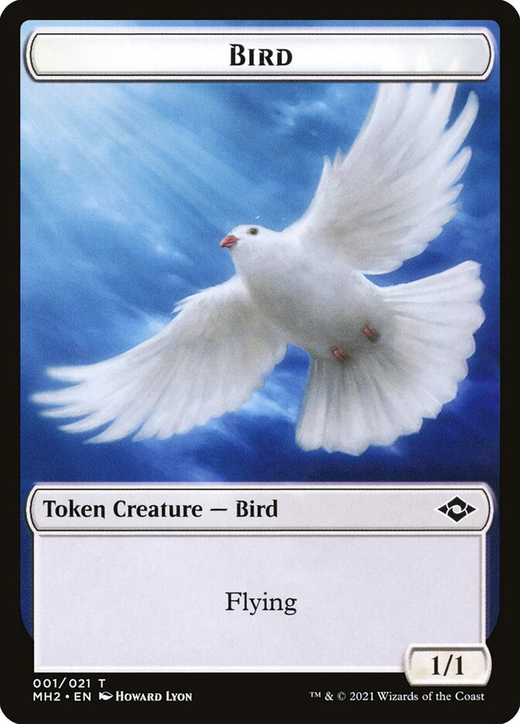 10x Bird Token 1/11 Magic the Gathering MTG 10 Born of Gods 1/1 White Flying 