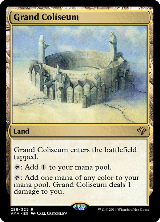 Rare Grand Coliseum Details about   MTG Card LP French Onslaught 
